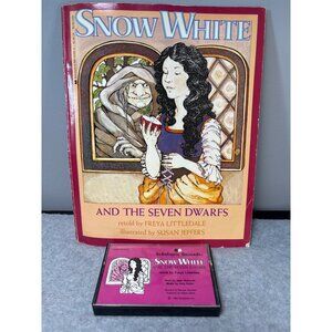 Snow White & The Seven Dwarfs Book & Cassette Retold by Freya Littledale Illustr